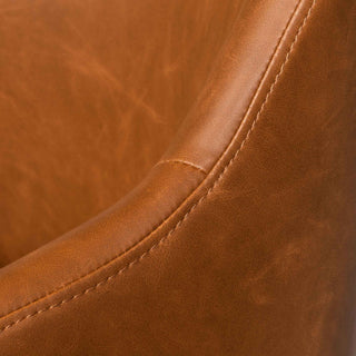 Lily Office Chair Black Tan