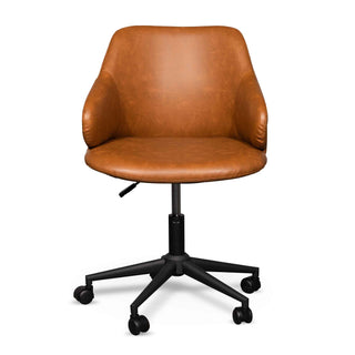 Lily Office Chair Black Tan