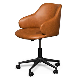 Lily Office Chair Black Tan