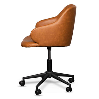Lily Office Chair Black Tan