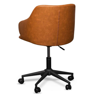 Lily Office Chair Black Tan
