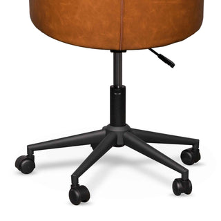 Lily Office Chair Black Tan