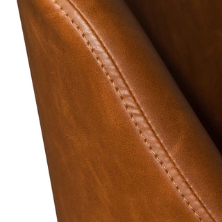 Lily Office Chair Black Tan