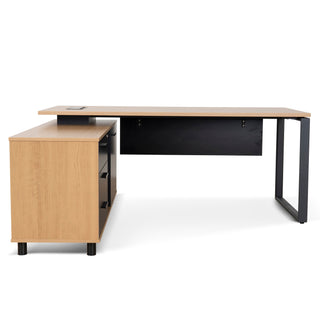 Theo Desk Natural Blue