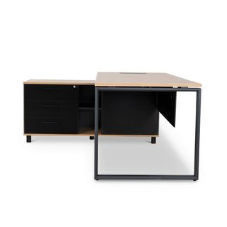 Theo Desk Natural Blue