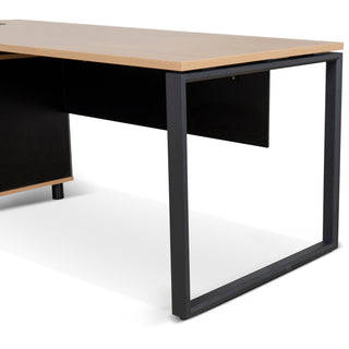 Theo Desk Natural Blue