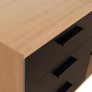 Theo Desk Natural Blue