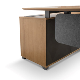 Zara Desk Grey Natural