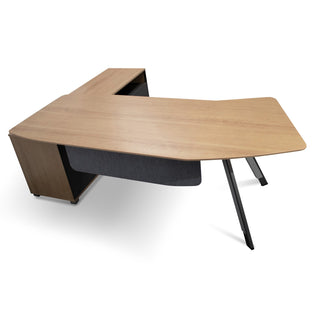 Zara Desk Grey Natural