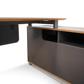 Zara Desk Grey Natural