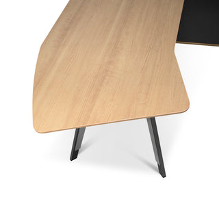 Zara Desk Grey Natural