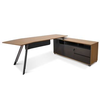 Zara Desk Grey Natural