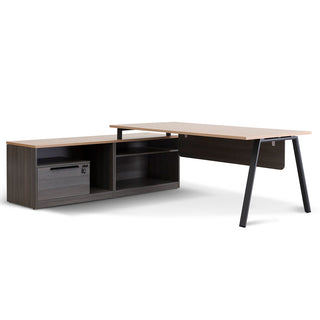 Luca Desk Black Natural