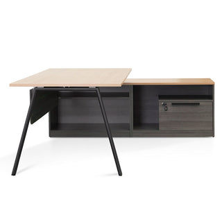Logan Desk Black Natural