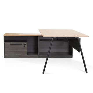 Luca Desk Black Natural
