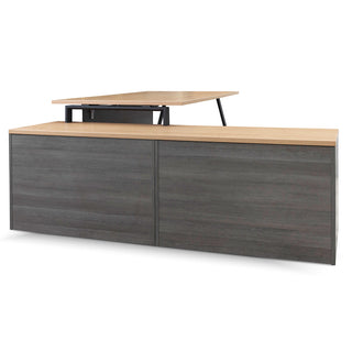 Luca Desk Black Natural