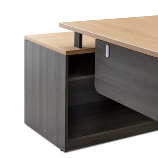 Logan Desk Black Natural