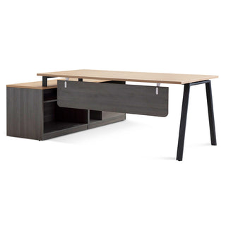 Logan Desk Black Natural
