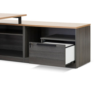 Logan Desk Black Natural