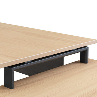 Logan Desk Black Natural
