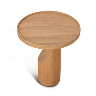 Randwick Side Table Tan Blue