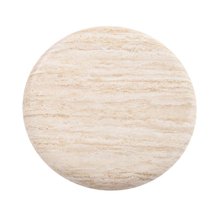 Skye Side Table Walnut Beige