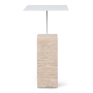 Jasper Side Table White Natural