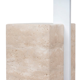 Jasper Side Table White Natural