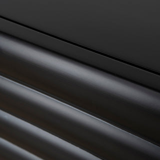 Carlton Side Table Black Red