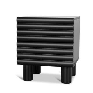 Carlton Side Table Black Red