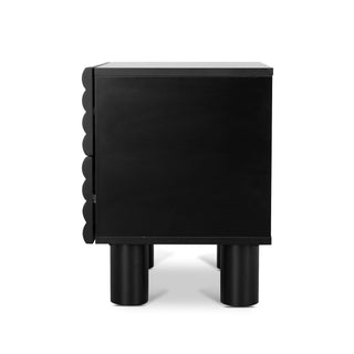 Carlton Side Table Black Red