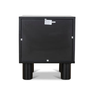 Carlton Side Table Black Red