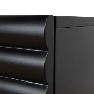 Carlton Side Table Black Red