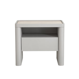 Ivy Side Table Grey Red