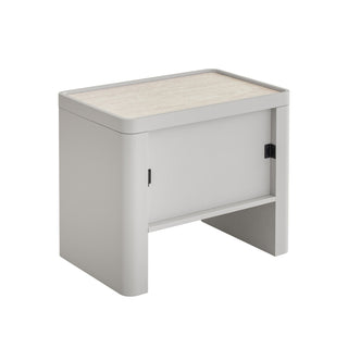 Ivy Side Table Grey Red