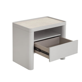 Ivy Side Table Grey Red
