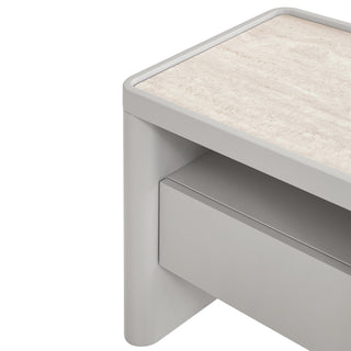 Ivy Side Table Grey Red