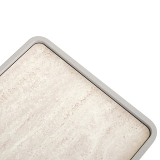 Ivy Side Table Grey Red