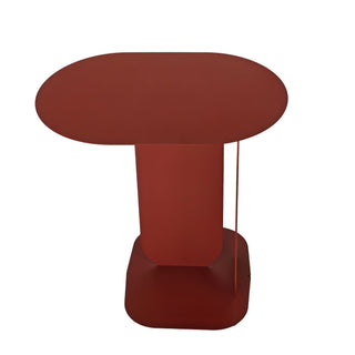 Maya Side Table Red Burgundy