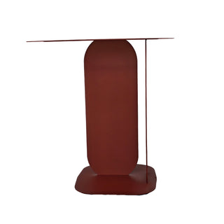 Maya Side Table Red Burgundy