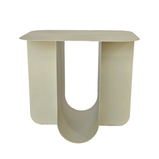Cairns Side Table White Ivory