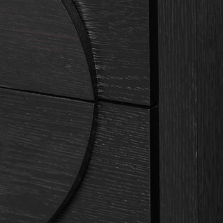 Eliza Side Table Black Red