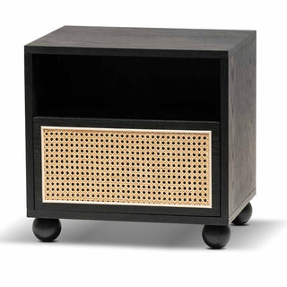 Henry Side Table Black Tan