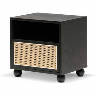 Henry Side Table Black Tan