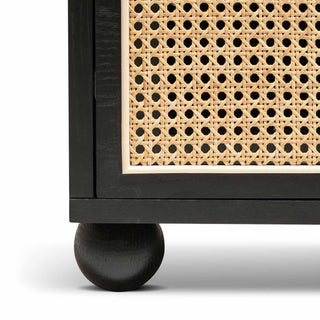 Henry Side Table Black Tan