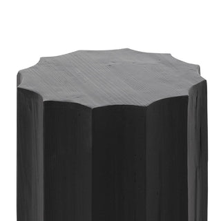 Brighton Side Table Black Tan