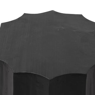 Brighton Side Table Black Tan