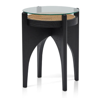 Nate Side Table Black Red
