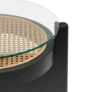 Nate Side Table Black Red