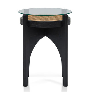 Nate Side Table Black Red